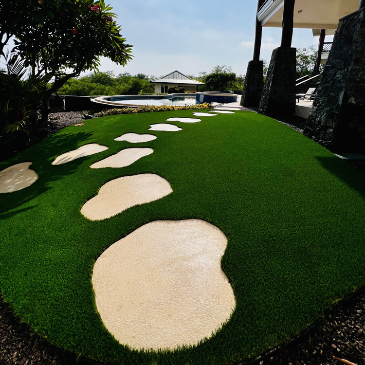 Monte Verde artificial turf with a path in Hawaii