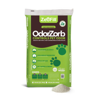 ZeoFill is an organic infill for artificial turf sold by Watersavers Turf